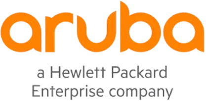 Logo Aruba, redes inalámbricas