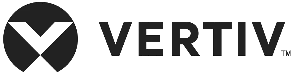 Logo Vertiv, infraestructura crítica